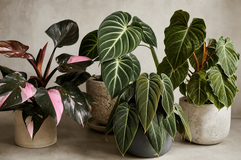 Philodendrons rares : réussir Pink Princess & 3 autres