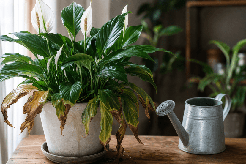 Spathiphyllum : l’entretien sans surarrosage
