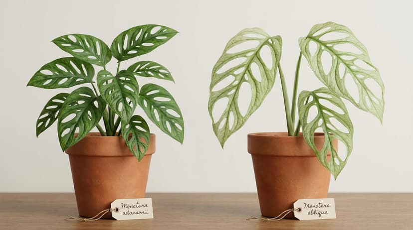 Monstera adansonii, obliqua et « monkey » : les reconnaître